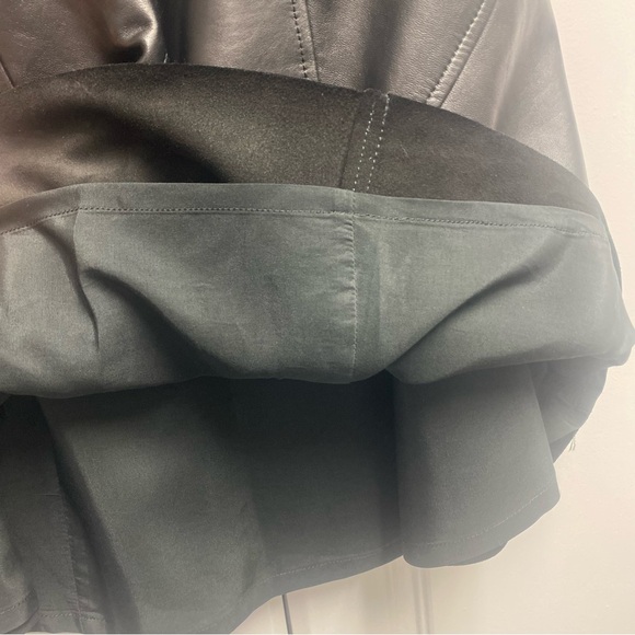 Rag and Bone Lamb Leather Skirt Size 4 - Picture 7 of 7